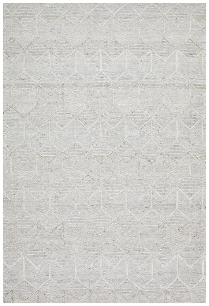 Visions Winter Grey Brush Modern Rug Rug Culture