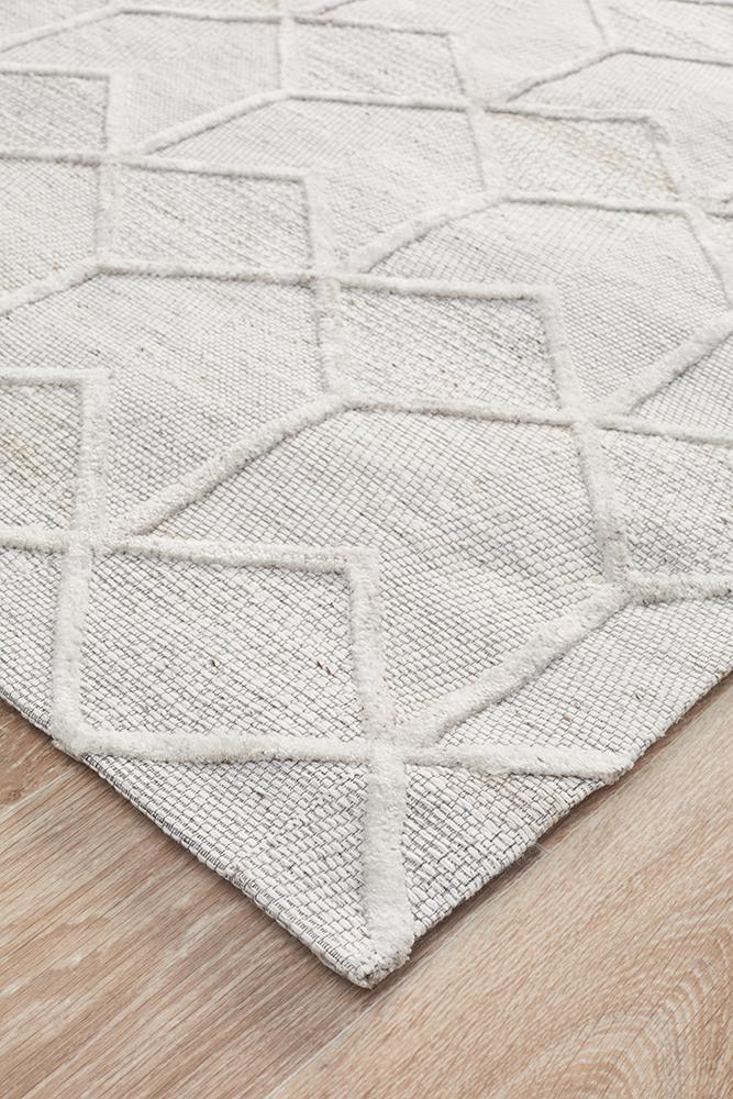 Visions Winter Grey Brush Modern Rug Rug Culture