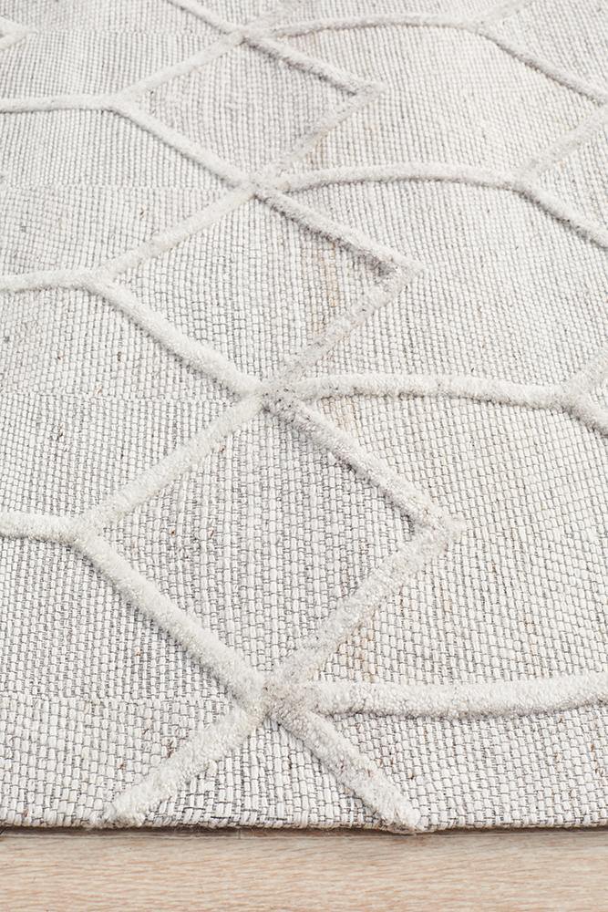 Visions Winter Grey Brush Modern Rug Rug Culture