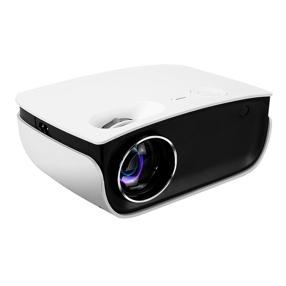 Mini Video Projector Wifi USB HDMI Portable 2000 Lumens HD 1080P Home Theater White Devanti