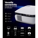 Mini Video Projector Wifi USB HDMI Portable 2000 Lumens HD 1080P Home Theater White Devanti