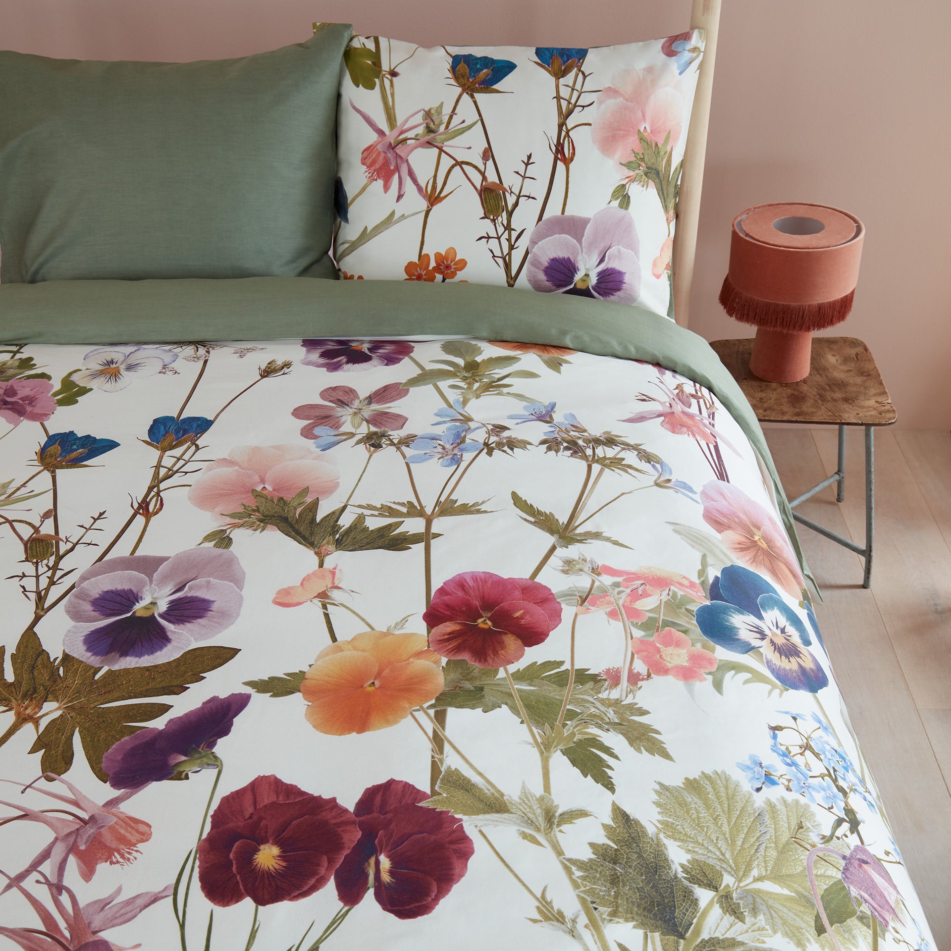 Bedding House Violeta Multi Sateen Quilt Cover Set Bedding House