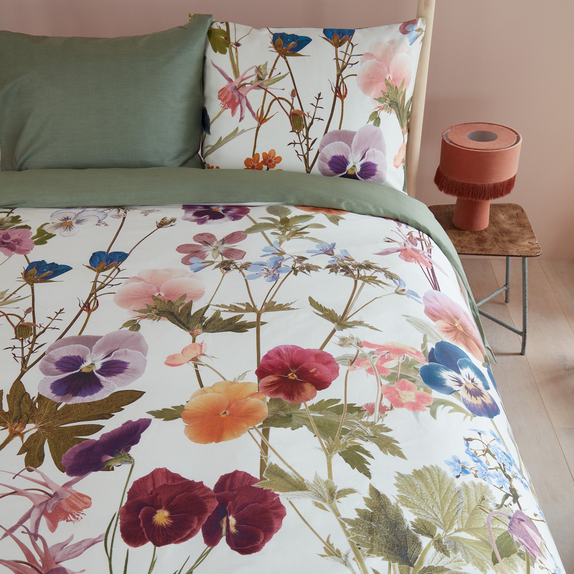 Bedding House Violeta Multi Sateen Quilt Cover Set Bedding House