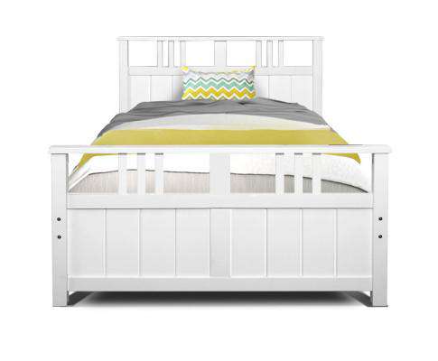 Wooden Bed Frame King Single Size Timber Kids Adults Mattress Base EVA Artiss