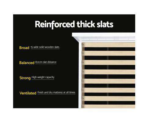 Wooden Bed Frame King Single Size Timber Kids Adults Mattress Base EVA Artiss