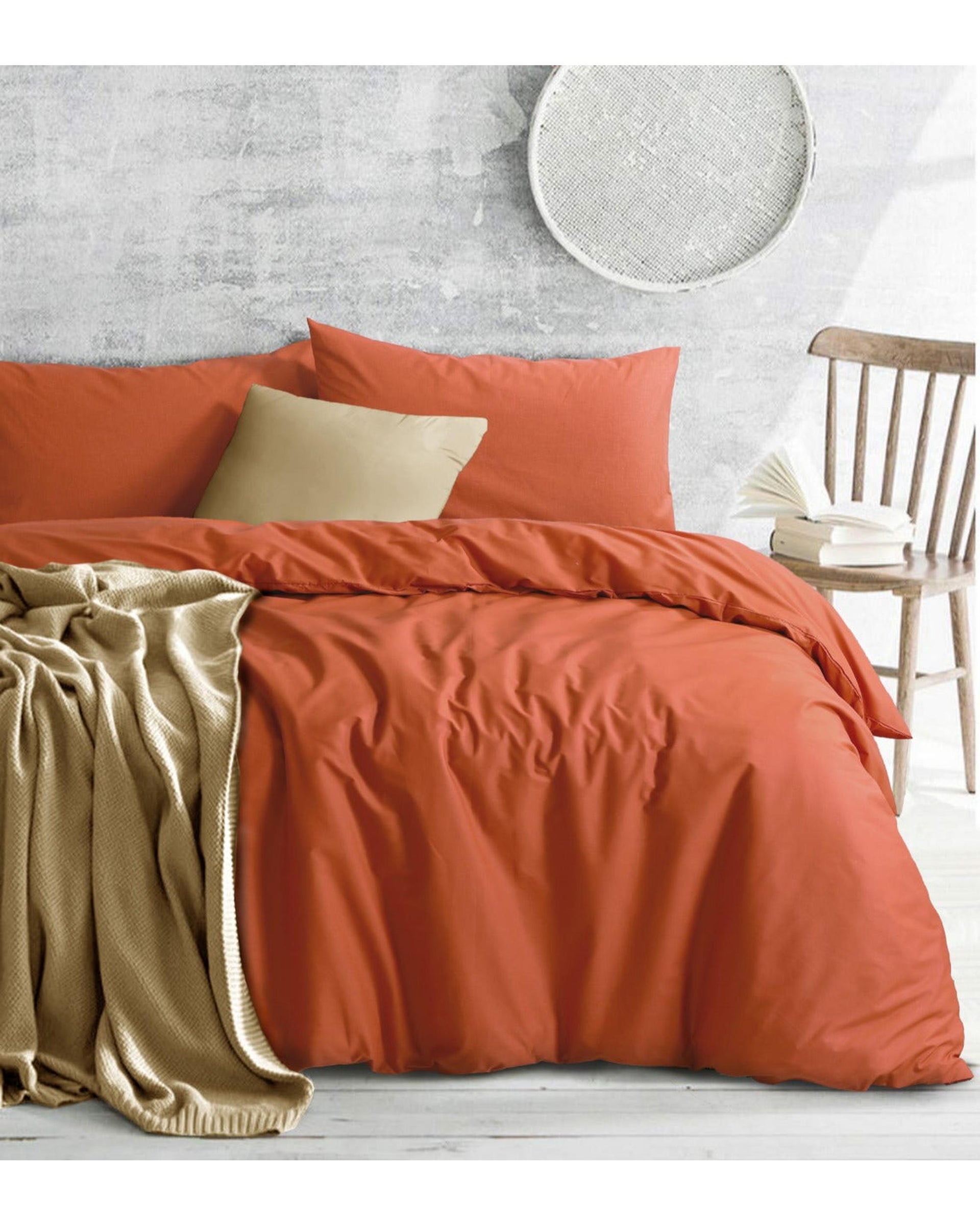 Amsons Rust Quilt Cover Set Amsons