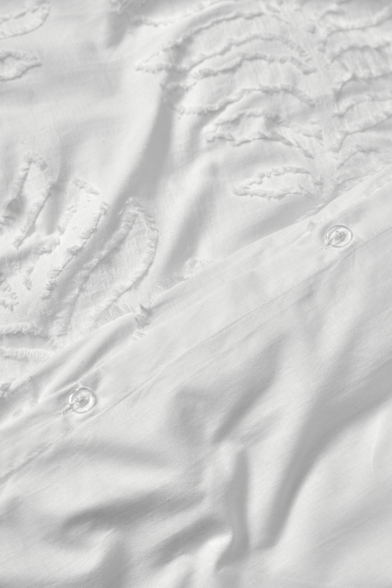 Vintage Design Lucas White Cotton Quilt Cover Set Vintage Design