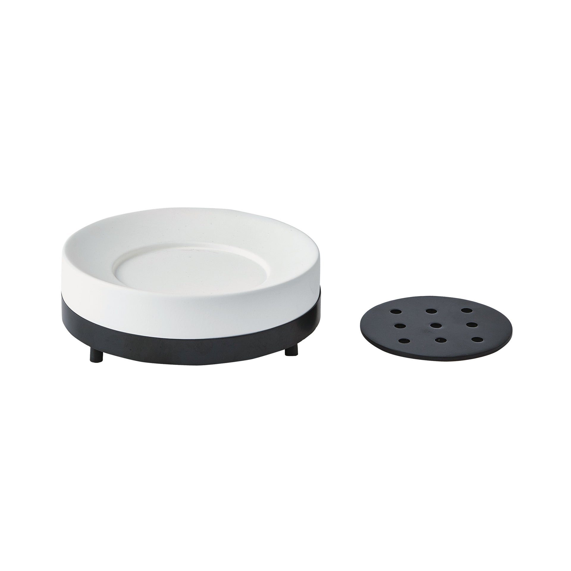 Aquanova White Triple Soap Dish Aquanova