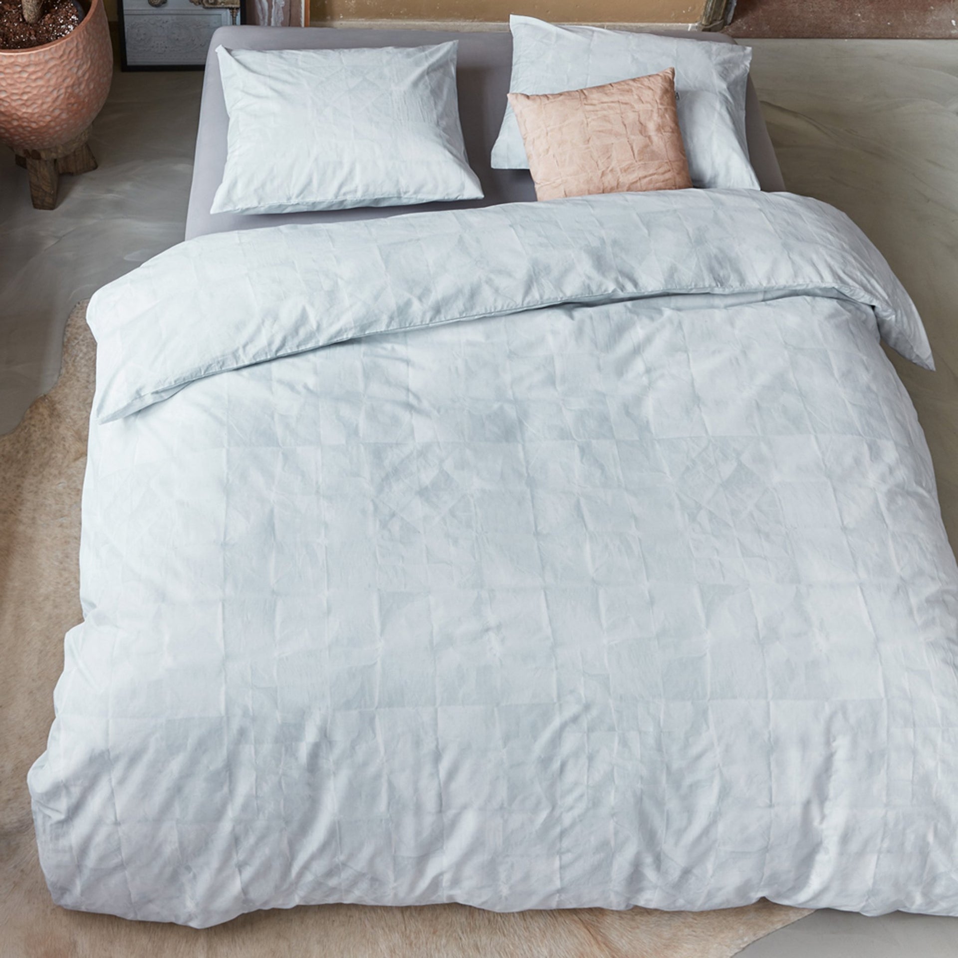 Bedding House Fair White Cotton Quilt Cover Set Bedding House