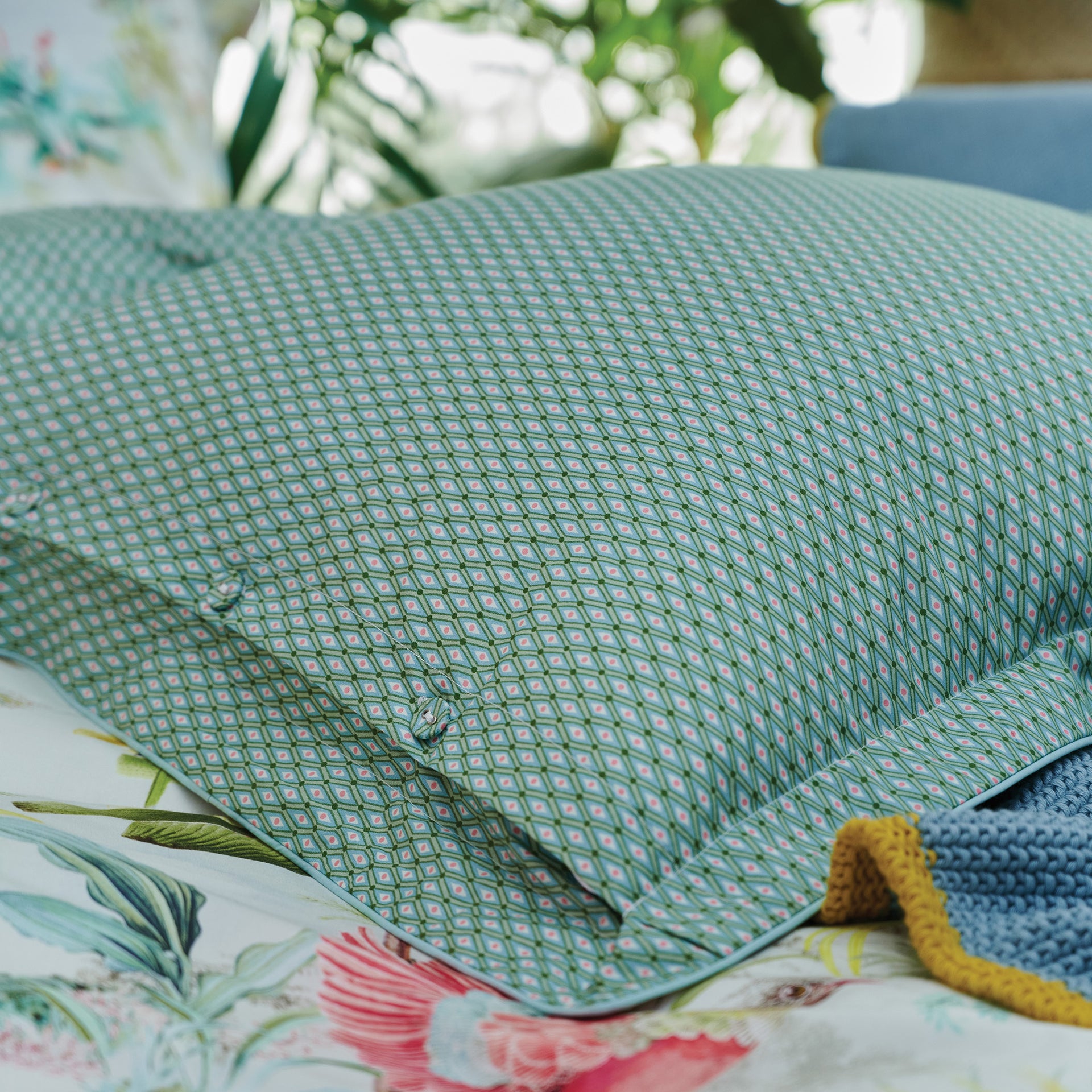 Pip Studio White Palm Scenes Cotton Quilt Cover Set Pip Studio