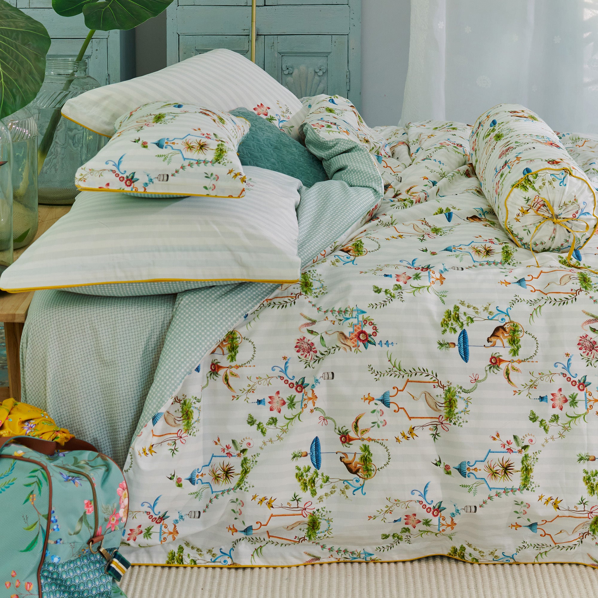 Pip Studio Singerie White Cotton Quilt Cover Set Pip Studio