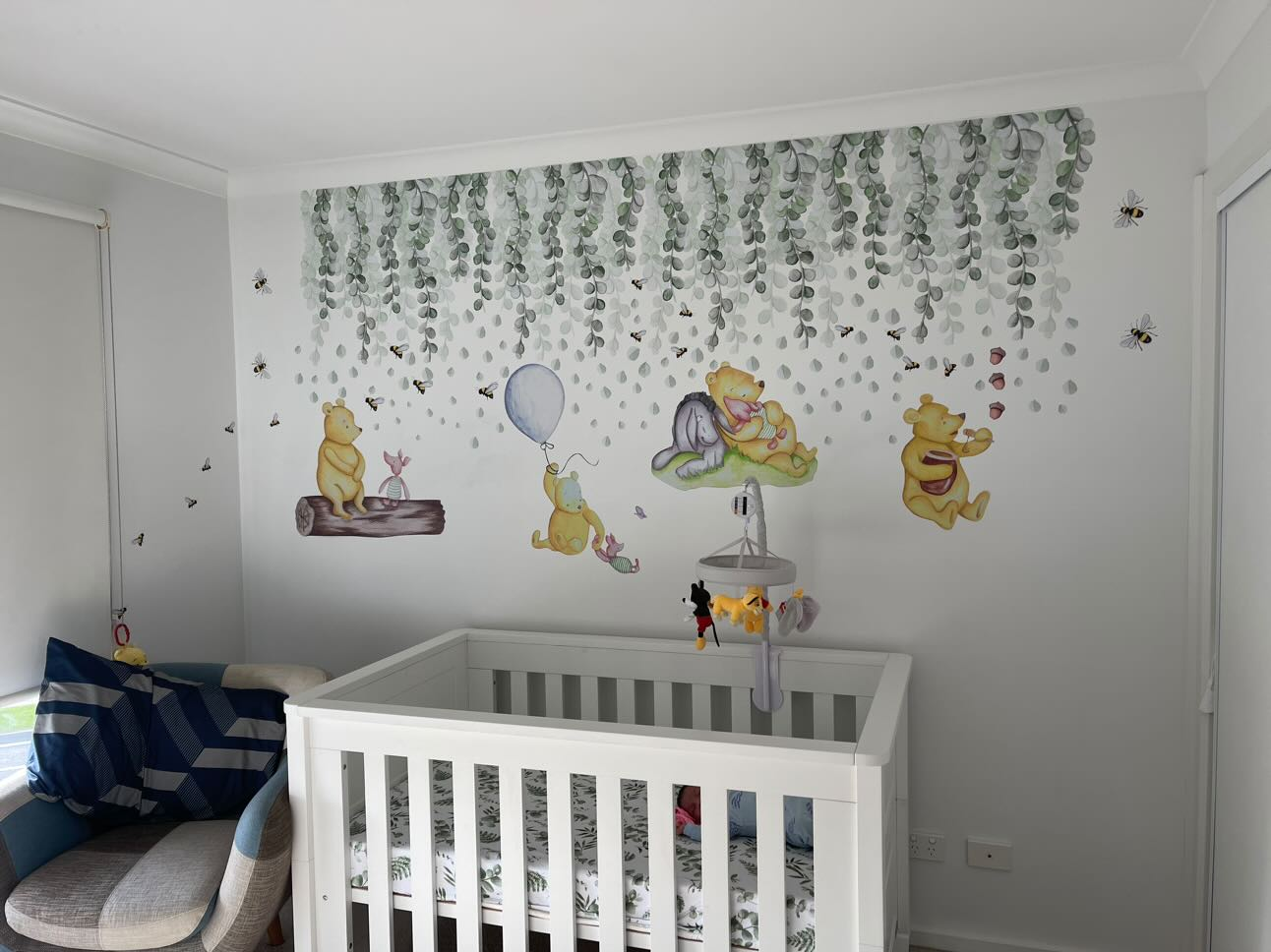 Winnie The Pooh Wall Decals Polka Art Prints