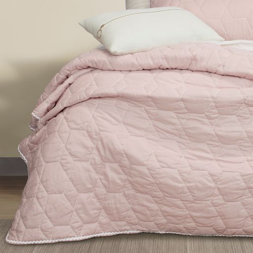 Jelly Bean BOLSTON Coverlet Set - PINK & PALE BLUE Jelly Bean Kids
