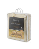 Bianca Australian Wool Blanket - Cream Bianca Bedding