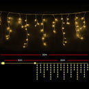 800 LED Christmas Icicle Lights Warm White Big Bedding Australia