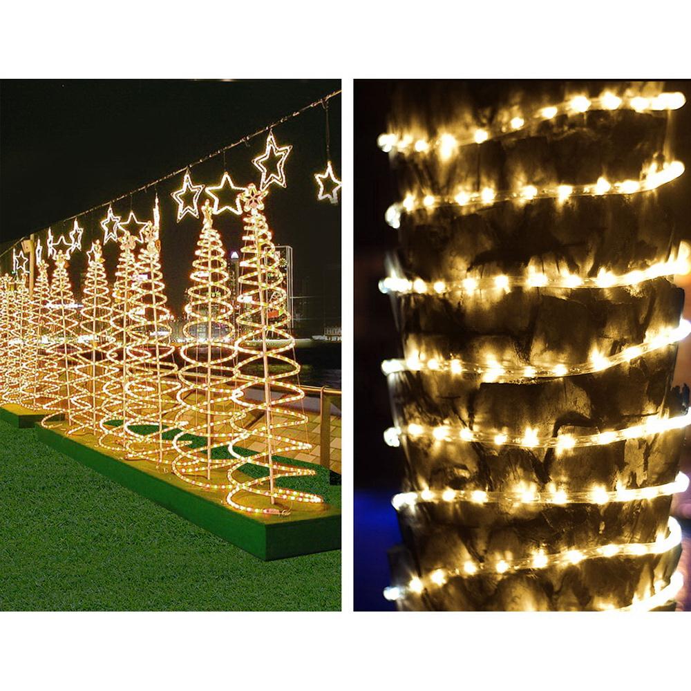 50M Christmas Rope Lights 1200 LED Warm White Big Bedding Australia