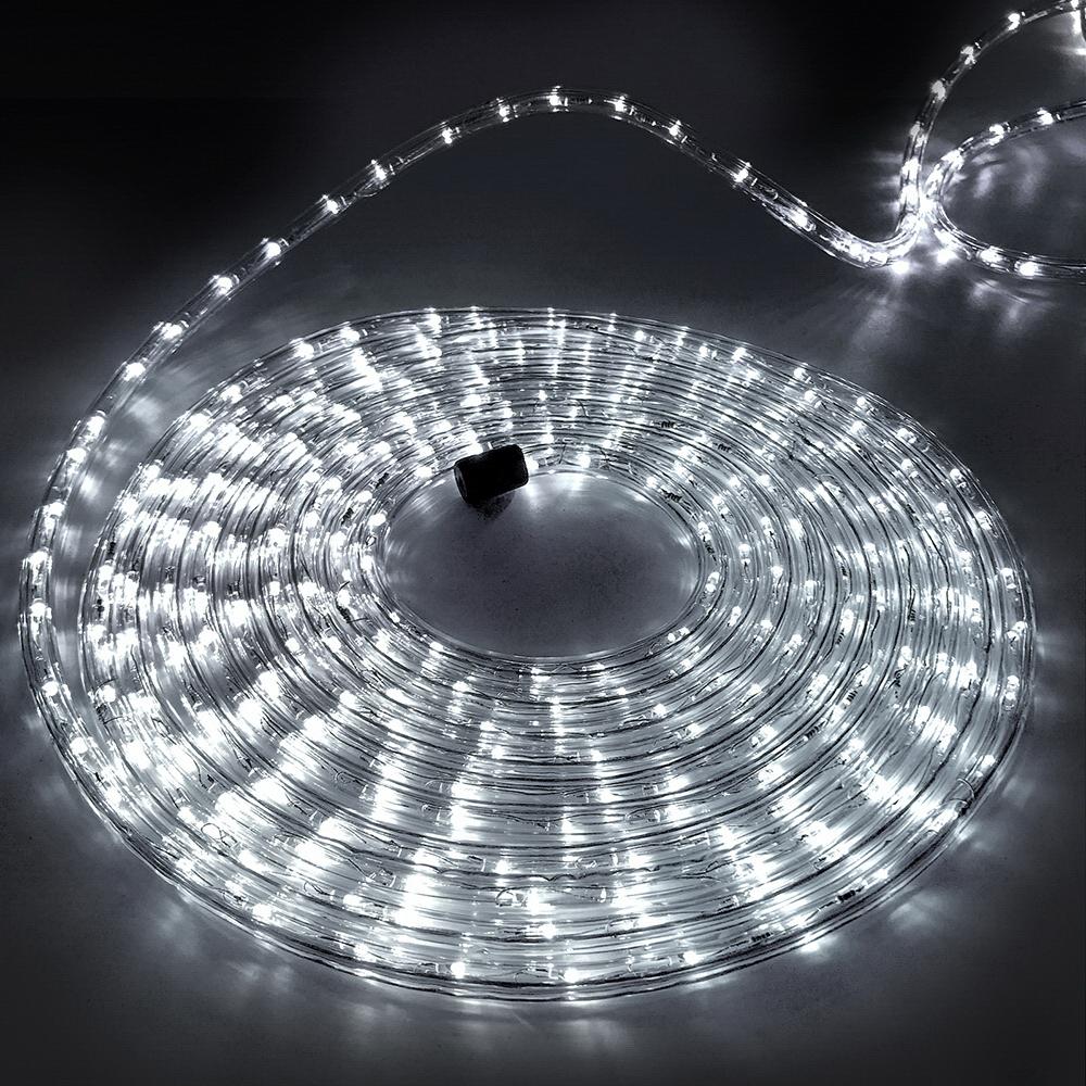 50M Christmas Rope Lights 1200 LED Cold White Big Bedding Australia