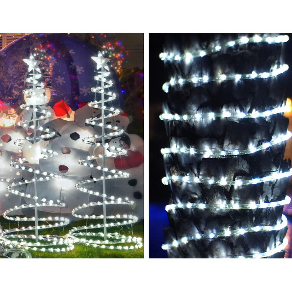 50M Christmas Rope Lights 1200 LED Cold White Big Bedding Australia