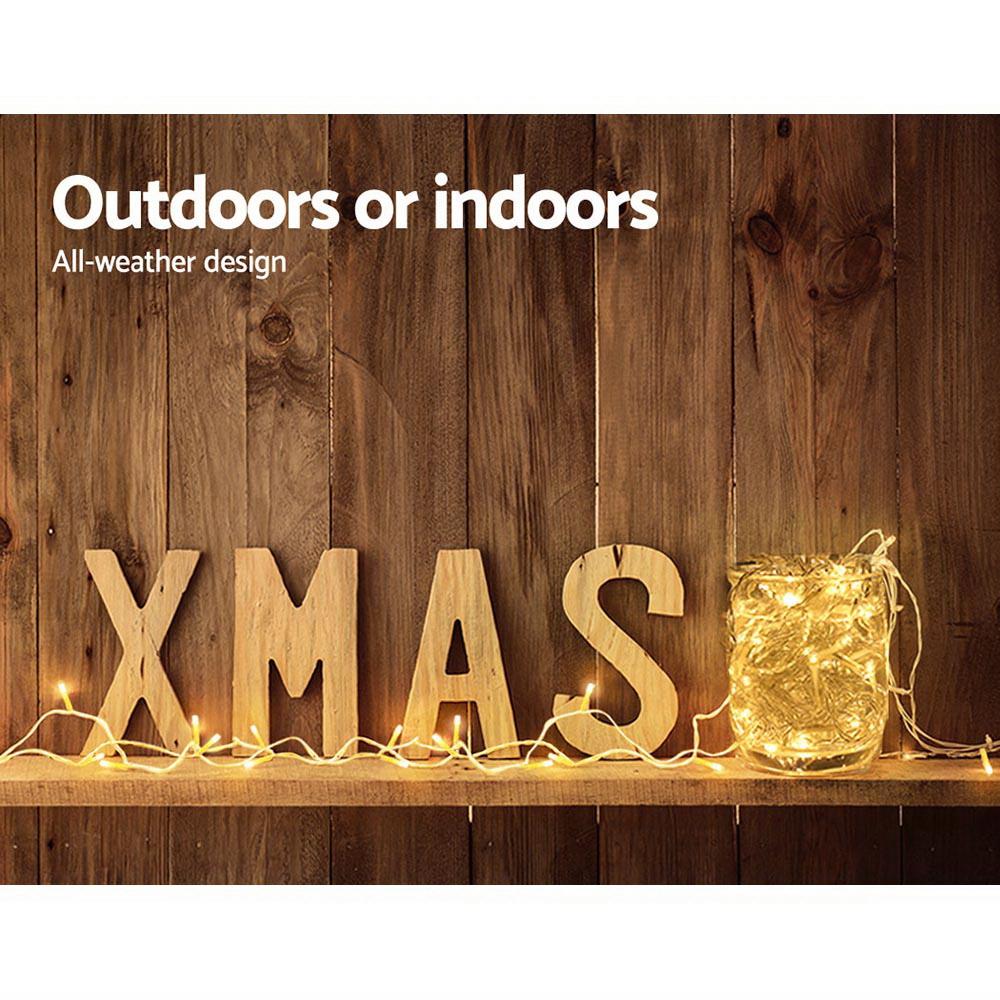 50M Christmas String Lights 500LED Party Wedding Outdoor Garden Big Bedding Australia