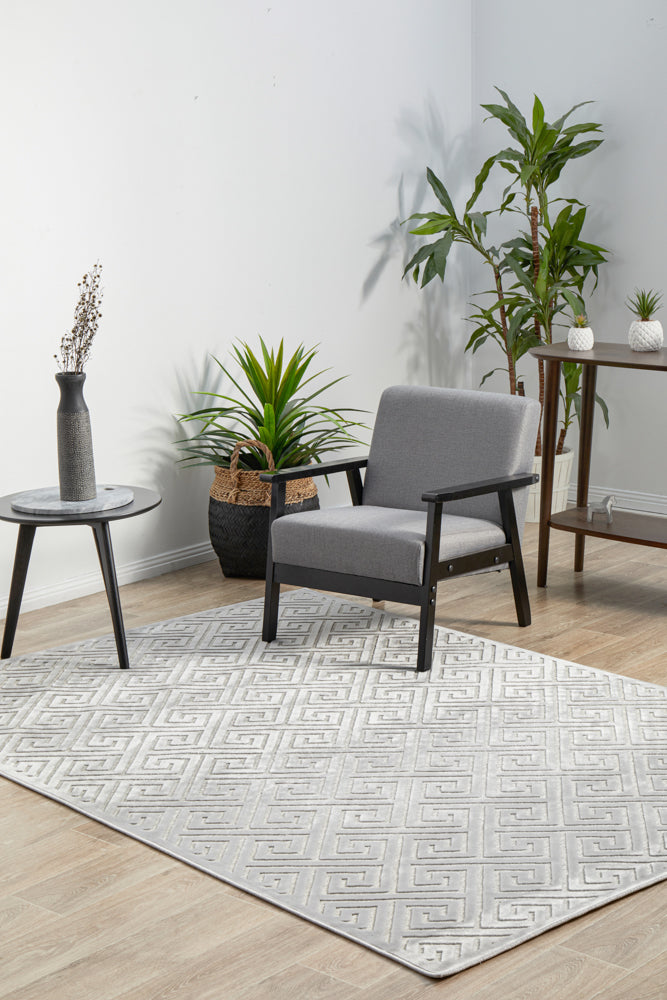 York Alice Silver Rug RUG CULTURE