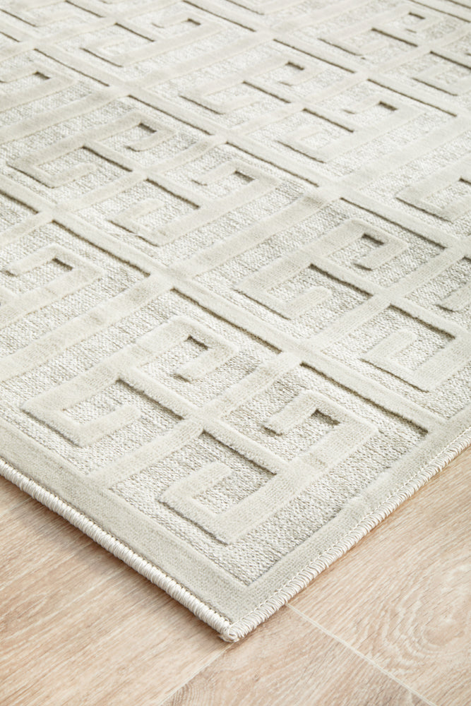 York Brenda Natural White Runner Rug RUG CULTURE
