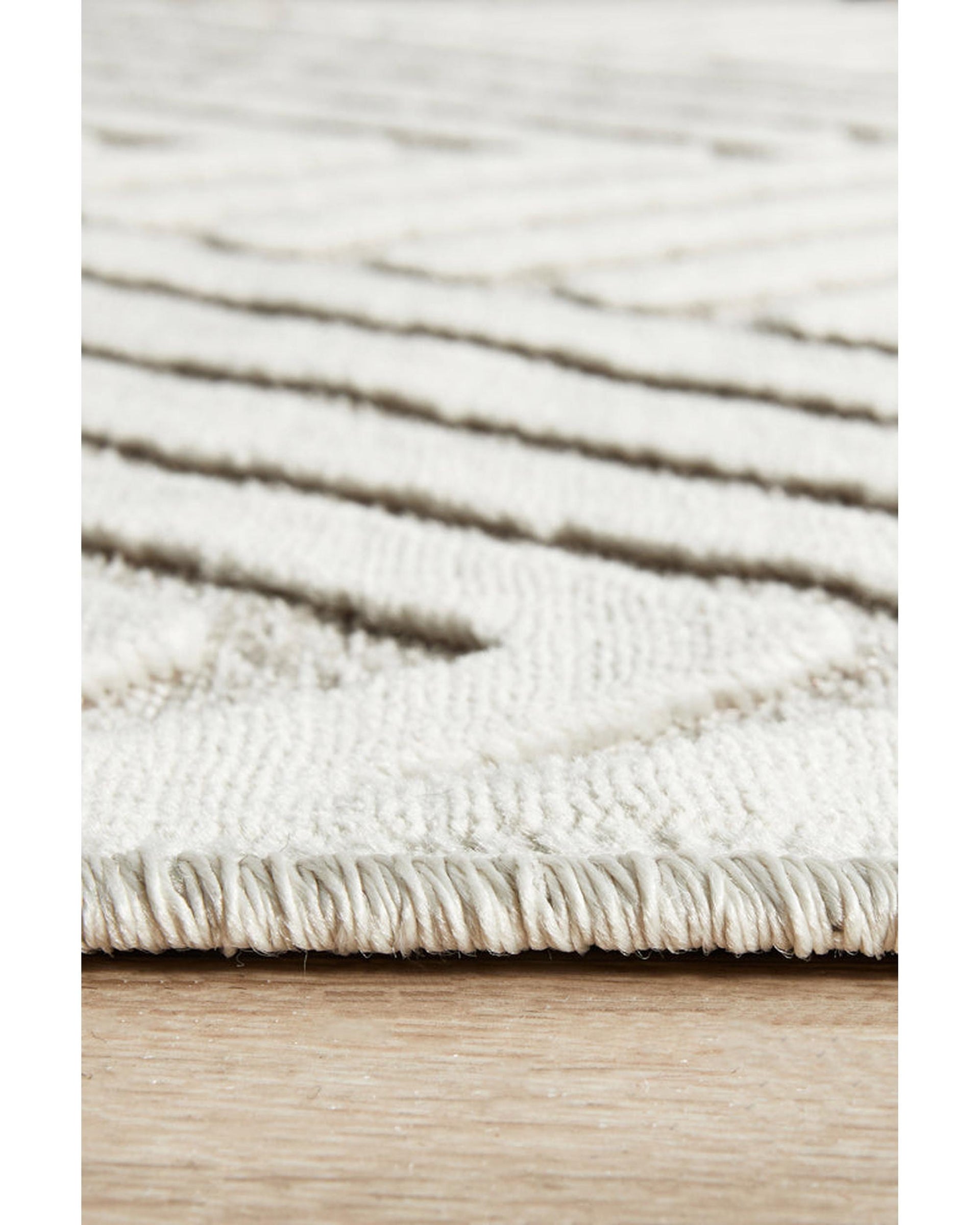 York Cindy  Natural White Runner Rug RUG CULTURE