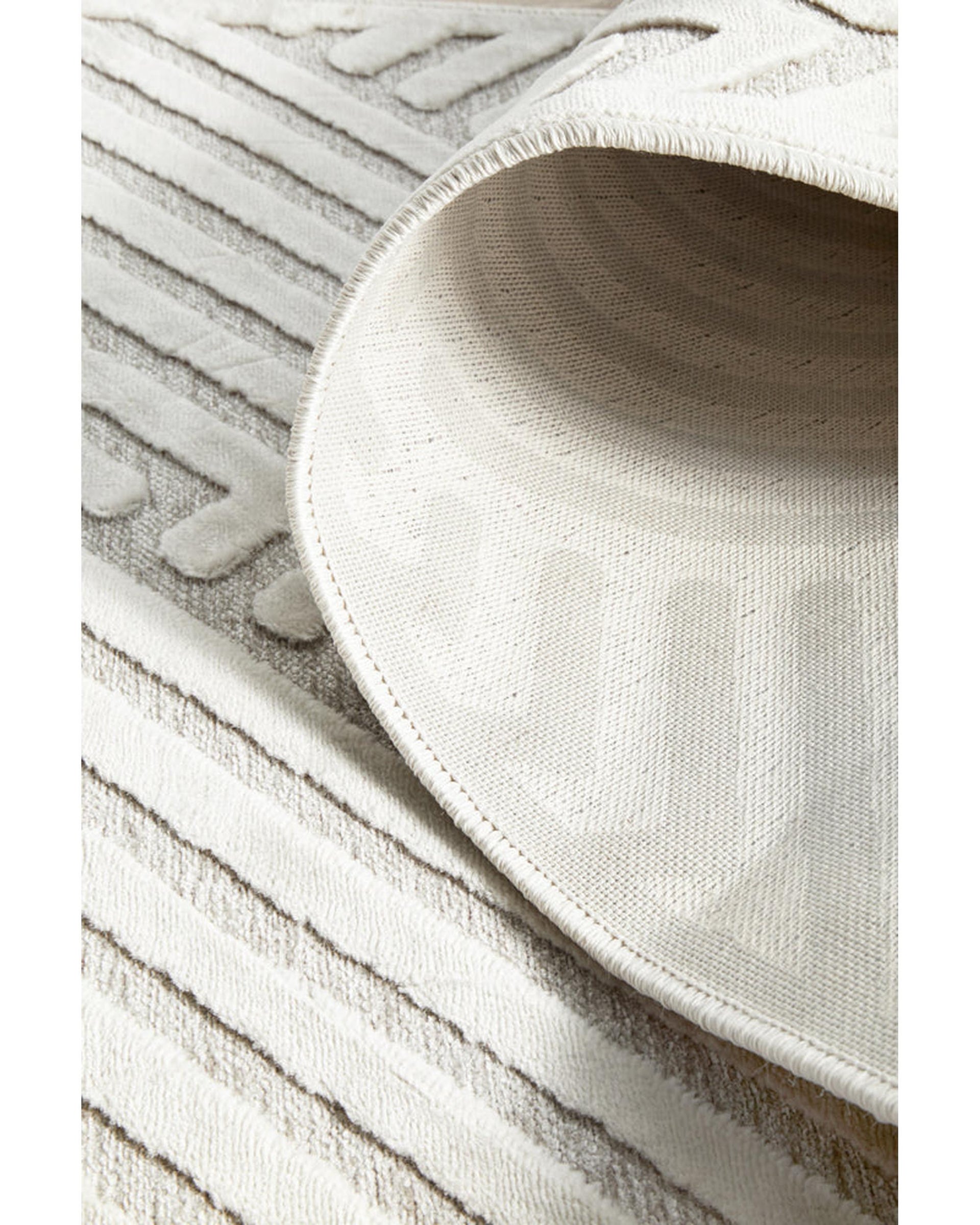 York Cindy  Natural White Runner Rug RUG CULTURE