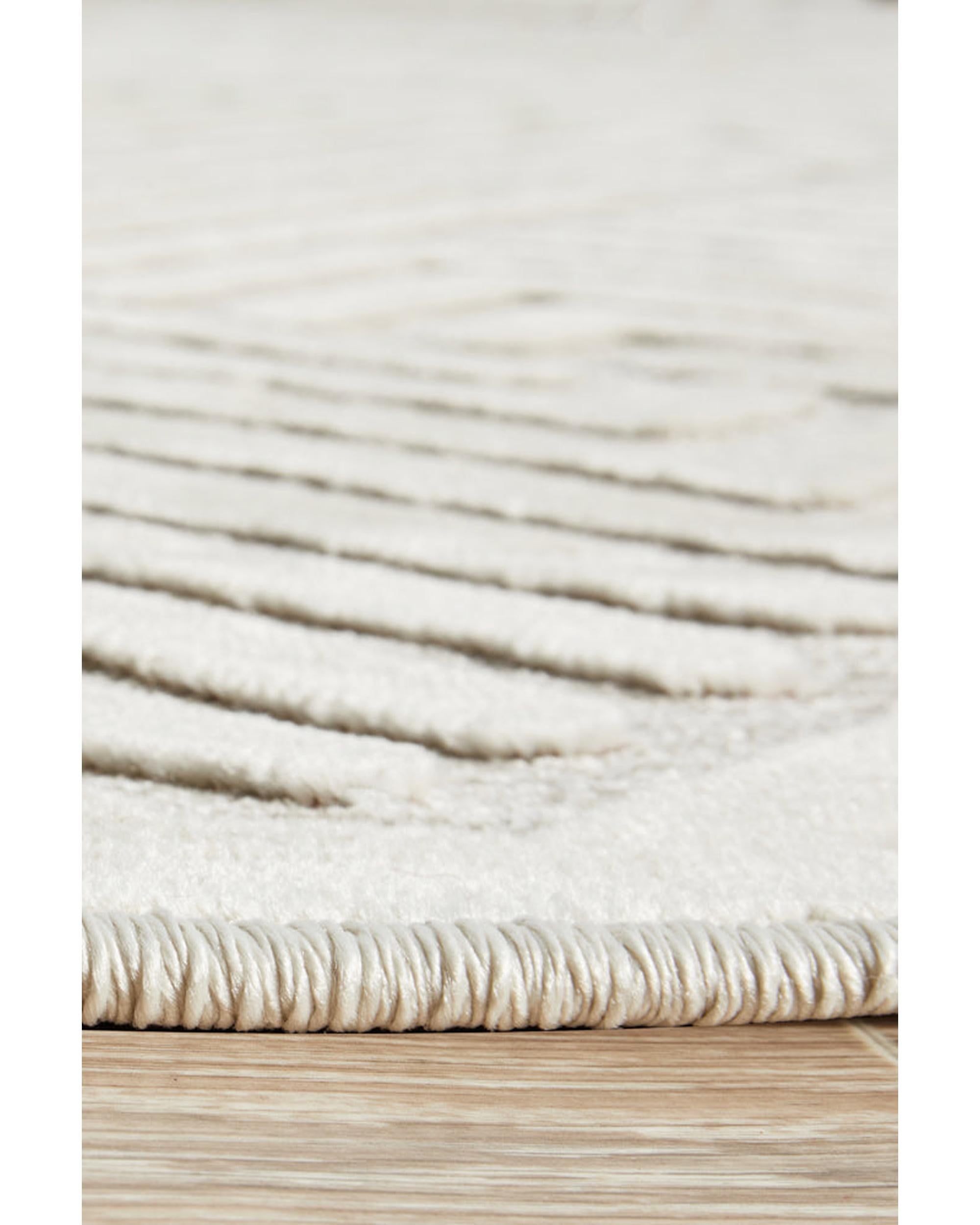 York Cindy Natural White Rug RUG CULTURE