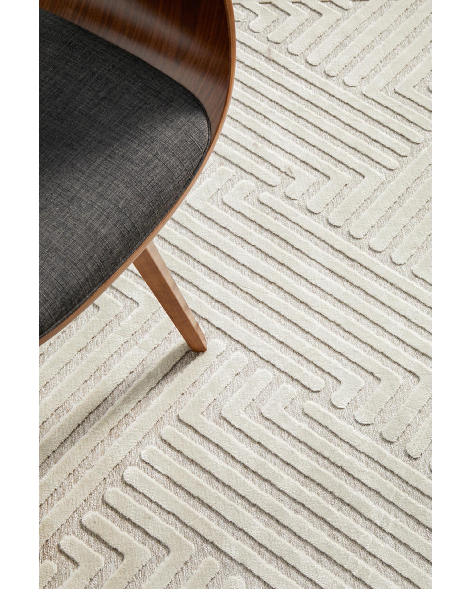 York Cindy Natural White Rug RUG CULTURE