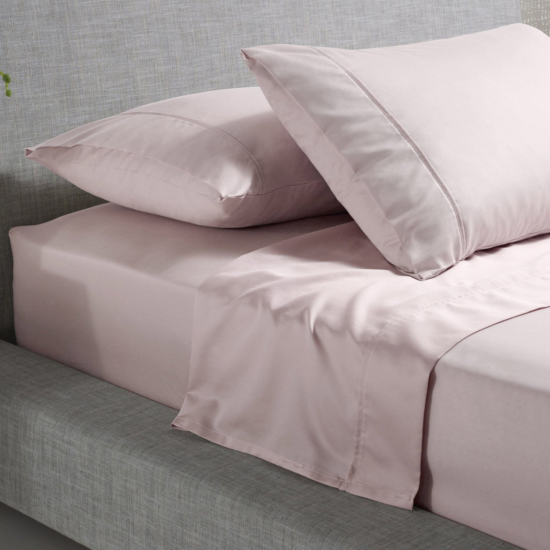 Accessorize Bed Sheets Accessorize 1000TC Cotton Rich Sheet Set - Blush