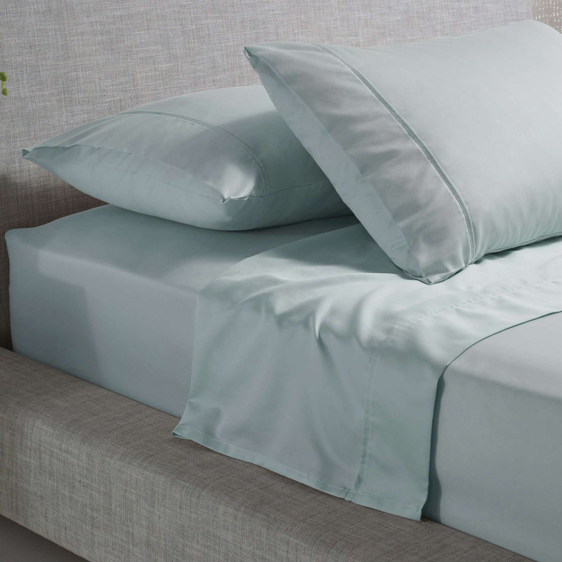 Accessorize Bed Sheets Accessorize 1000TC Cotton Rich Sheet Set - Duckegg