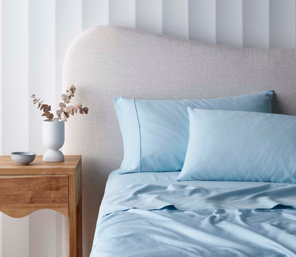 Accessorize Bed Sheets Accessorize 2500TC Cotton Rich Sheet Sets - BLUE