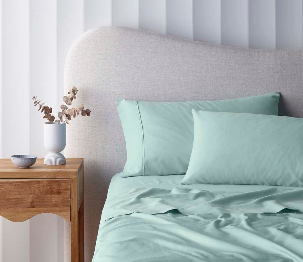 Accessorize Bed Sheets Accessorize 2500TC Cotton Rich Sheet Sets - MINT