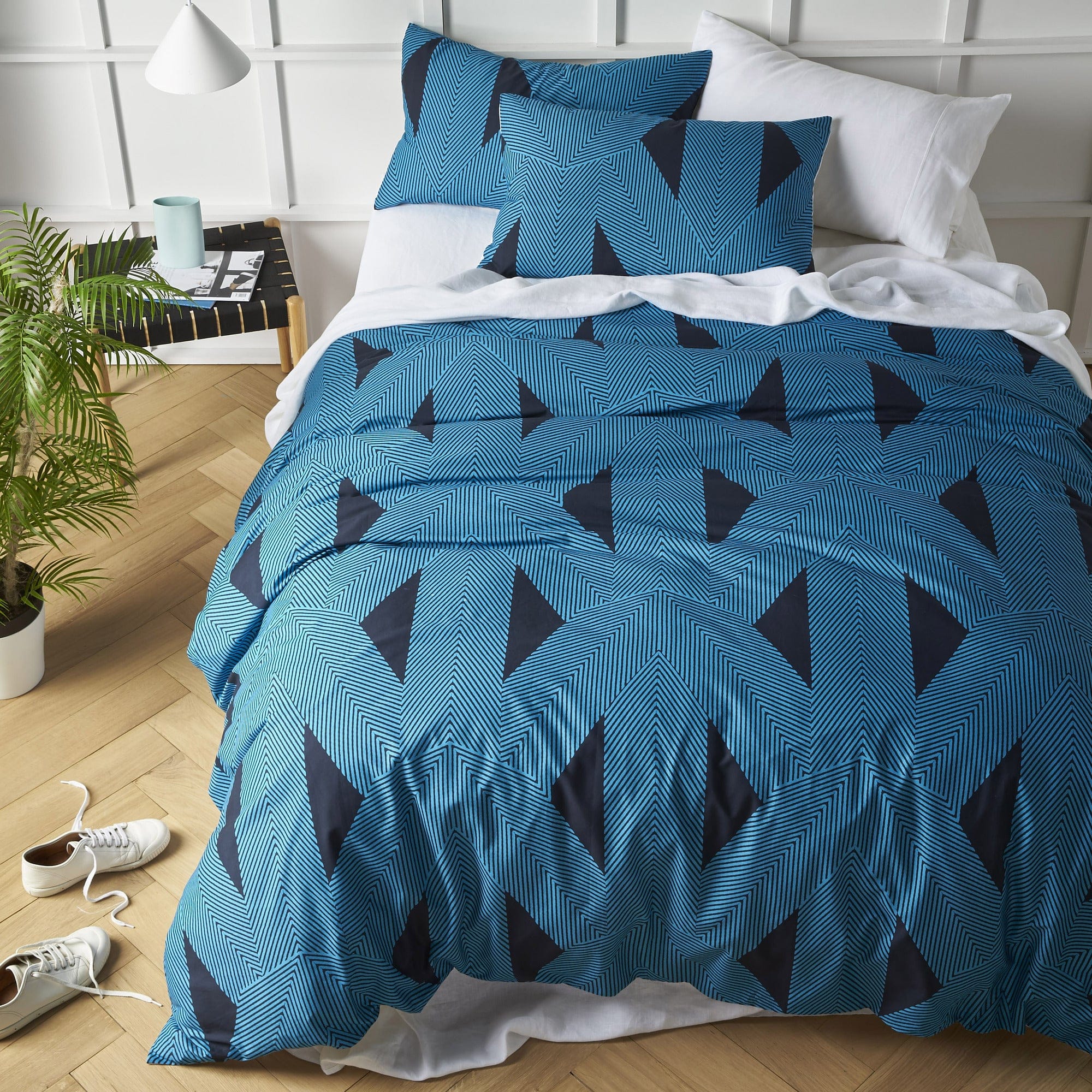 Accessorize Quilt Cover Accessorize ASTER 180TC Cotton Digital Printed Quilt Cover Set