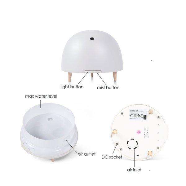 Accessorize Diffuser Accessorize Bibo White Ultrasonic Diffuser - 180ml