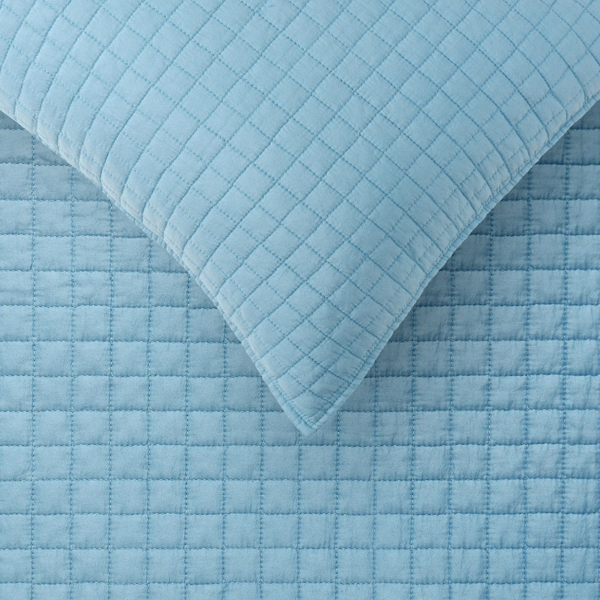 Accessorize Coverlet Accessorize Blue Zane Coverlet Set - Queen/King