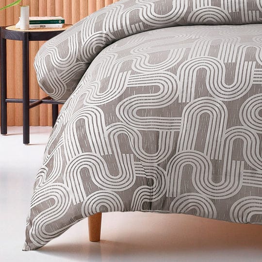 Accessorize Quilt Cover Accessorize Brent Jacquard Quilt Cover Set
