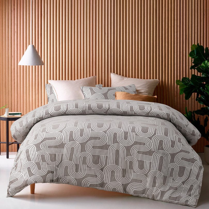 Accessorize Quilt Cover Accessorize Brent Jacquard Quilt Cover Set