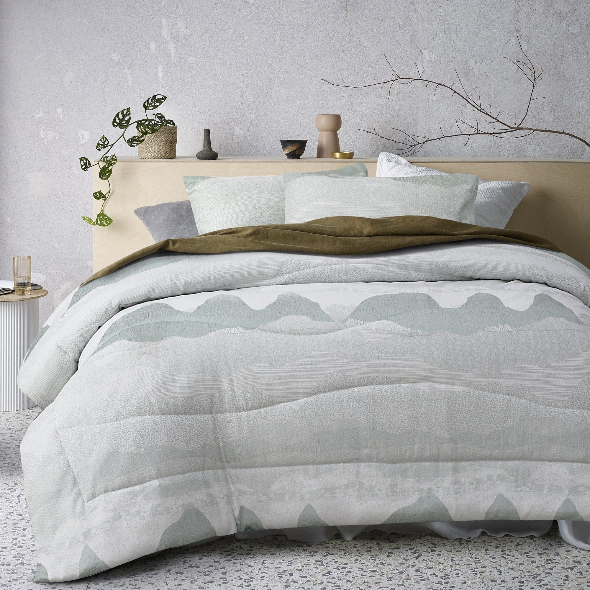 Accessorize Comforter Accessorize Bulla Mint 3 Piece Jacquard Comforter Set
