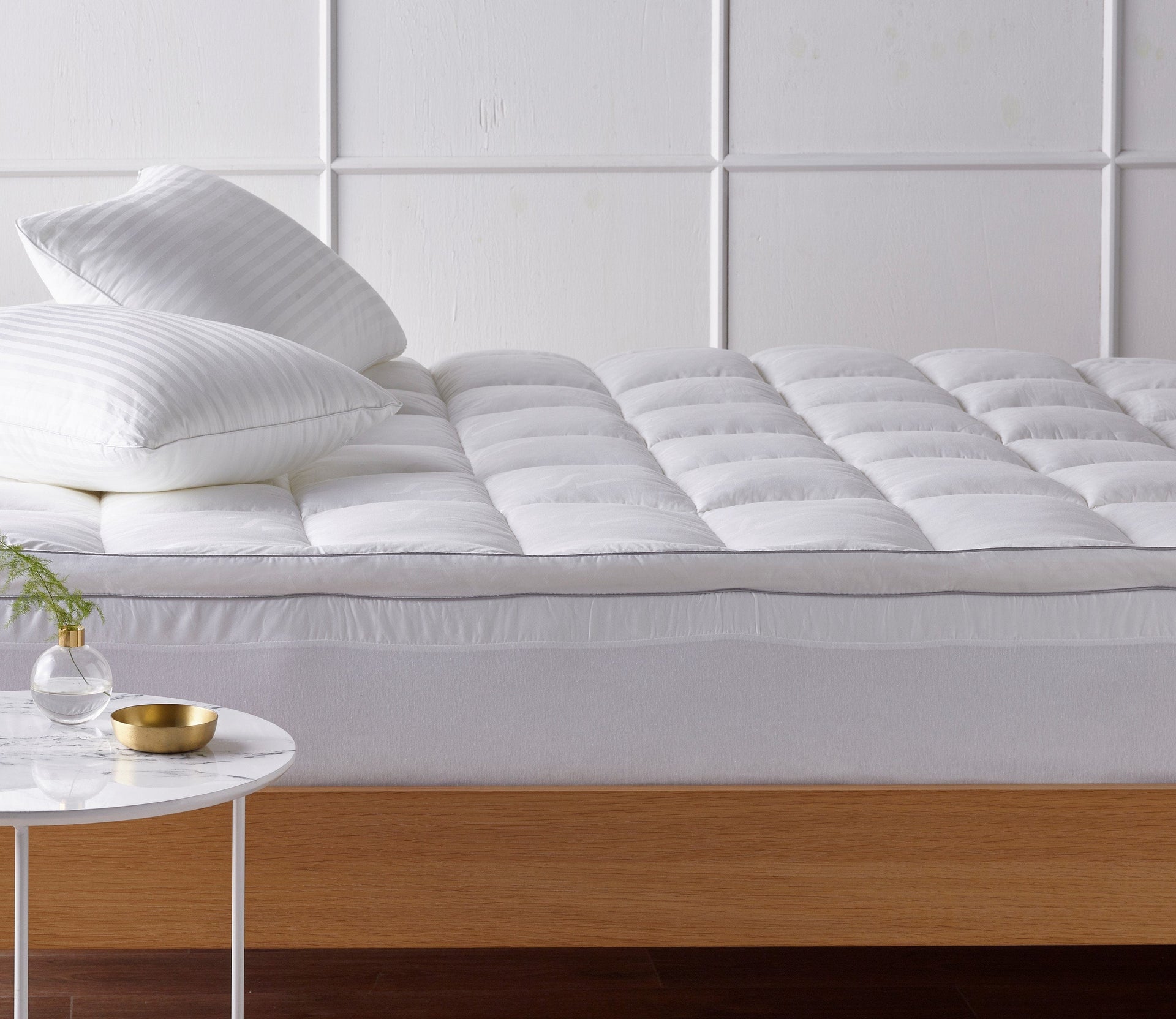 Accessorize Mattress Topper Accessorize Cluster 800GSM Fibre Mattress Topper