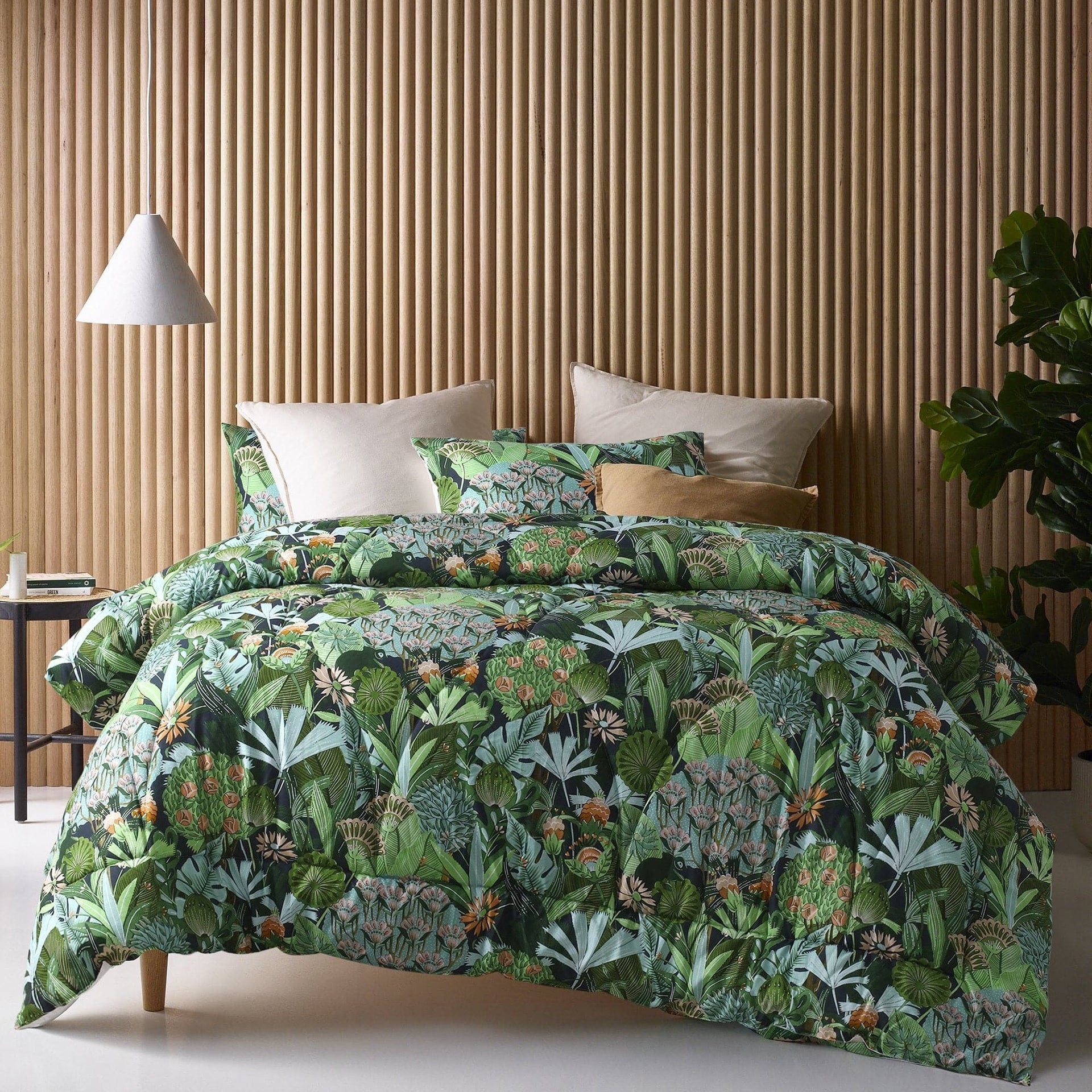 Accessorize Comforter Accessorize Daintree 180TC Cotton Digital Printed 3pc Comforter Sets
