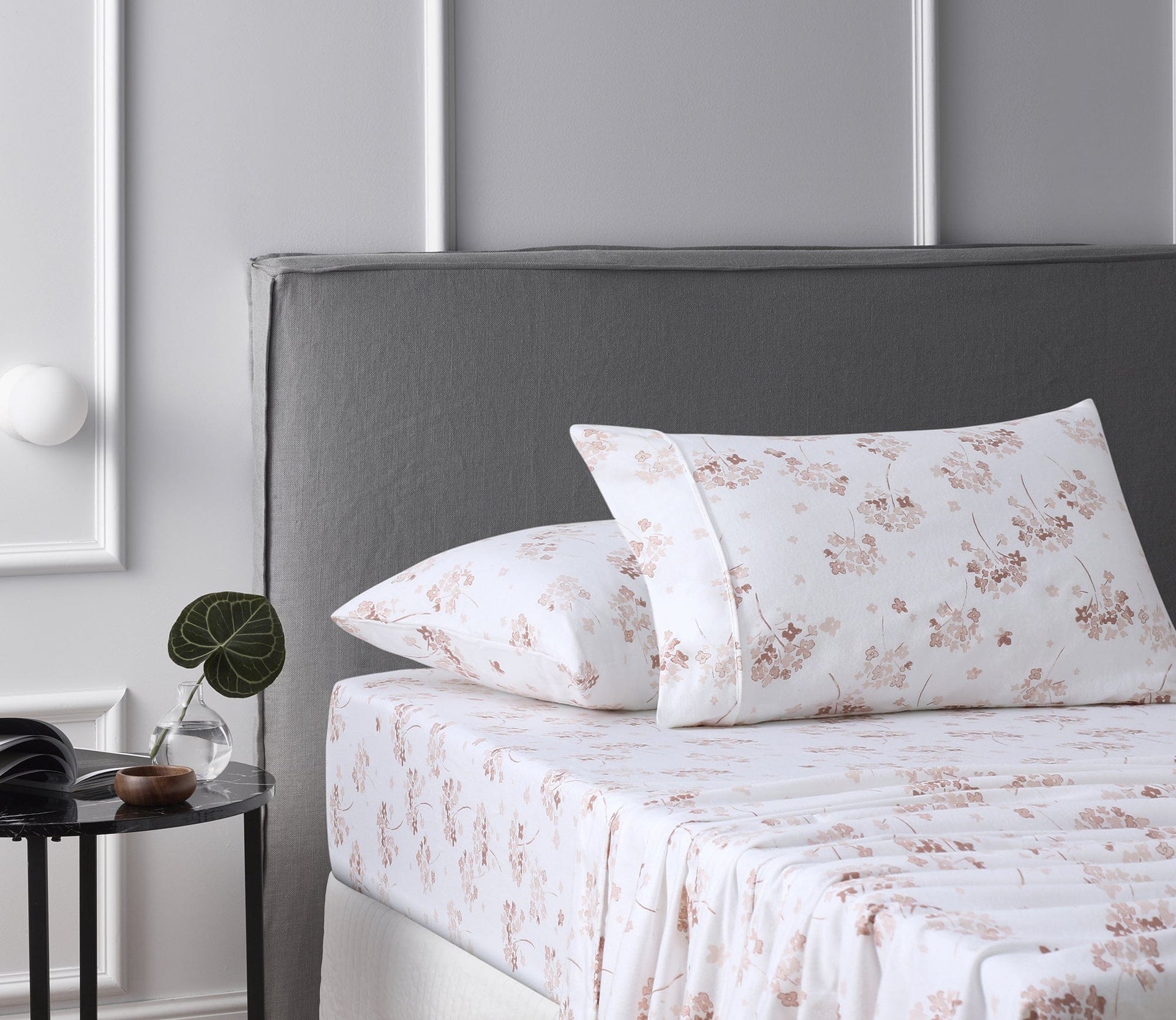 Accessorize Bed Sheets Accessorize Flower Bunch Pink Cotton Flannelette Sheet Set