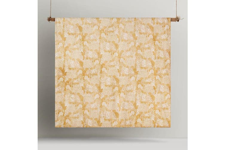Accessorize Quilt Cover Accessorize Otway Ochre 180TC Cotton Digital Printed Quilt Cover Set
