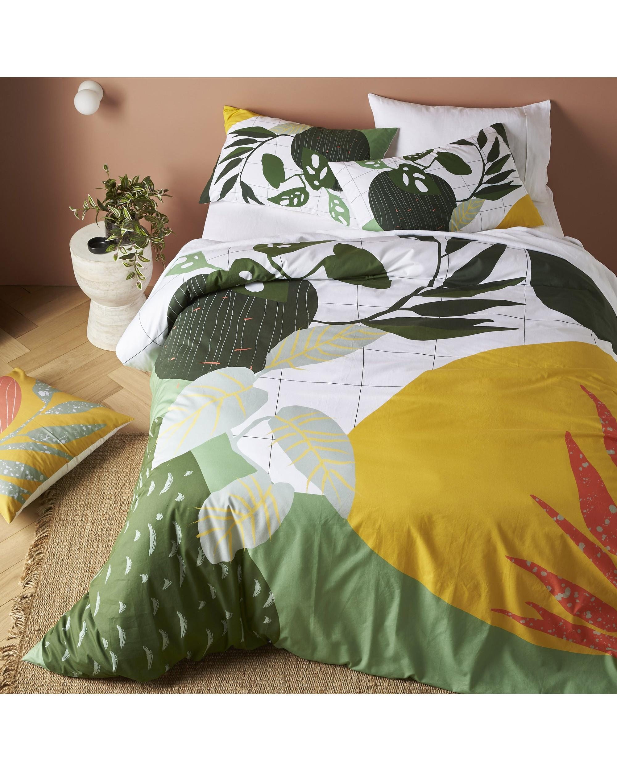 Accessorize Quilt Cover Accessorize REN 180TC Cotton Digital Printed Quilt Cover Set
