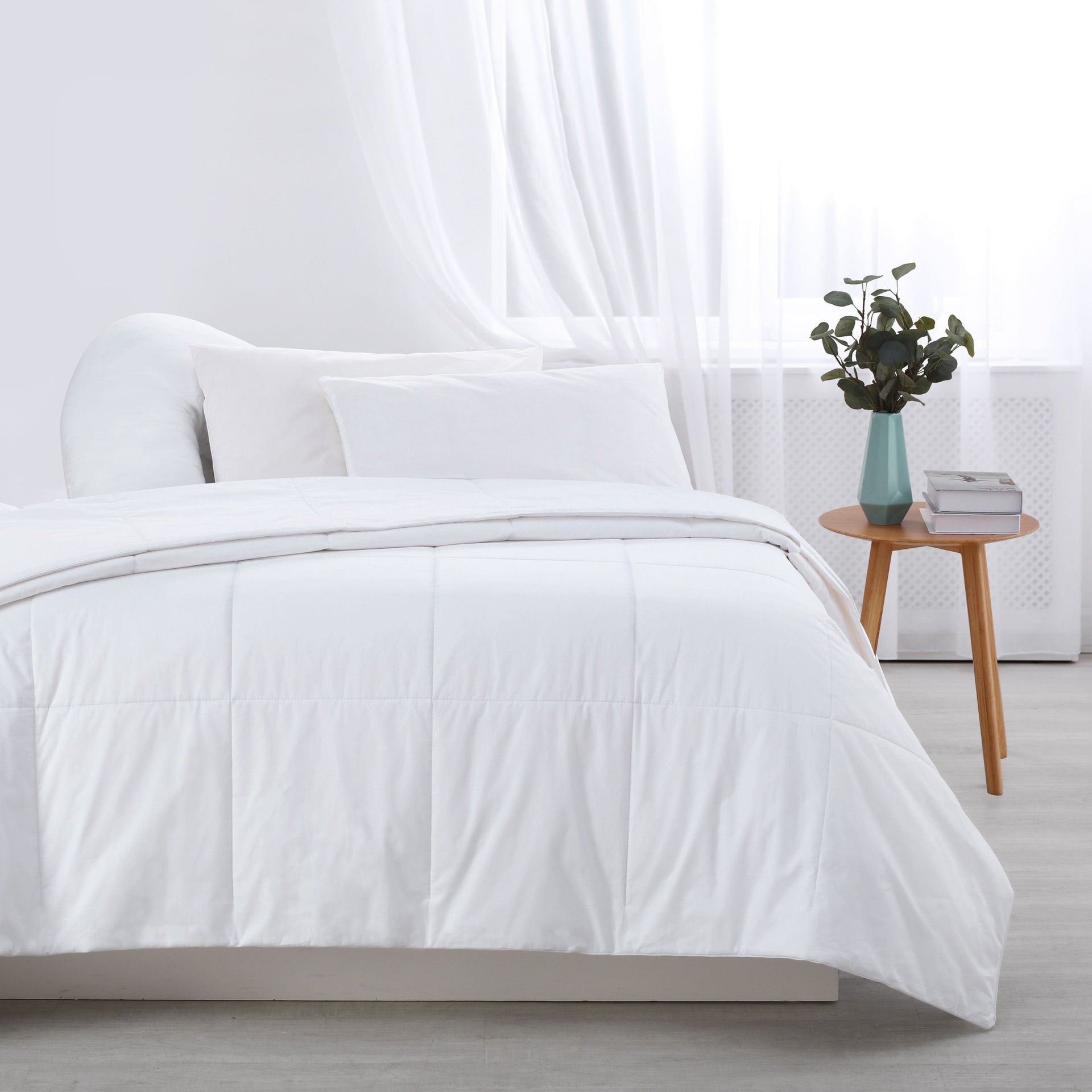 Accessorize Quilt Cover Accessorize Washable Cotton Quilt -WHITE