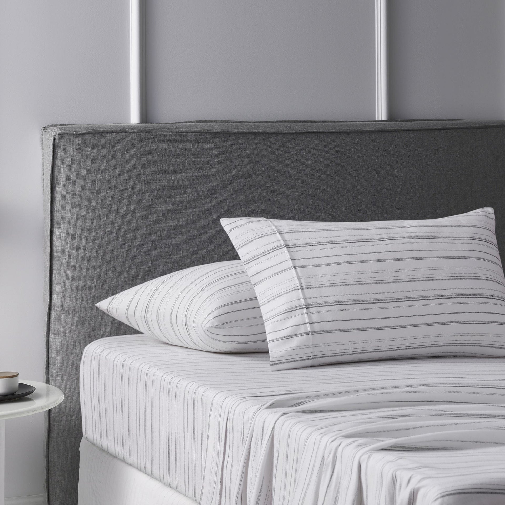 Accessorize Bed Sheets Accessorize Weathered Stripe Cotton Flannelette Sheet Set
