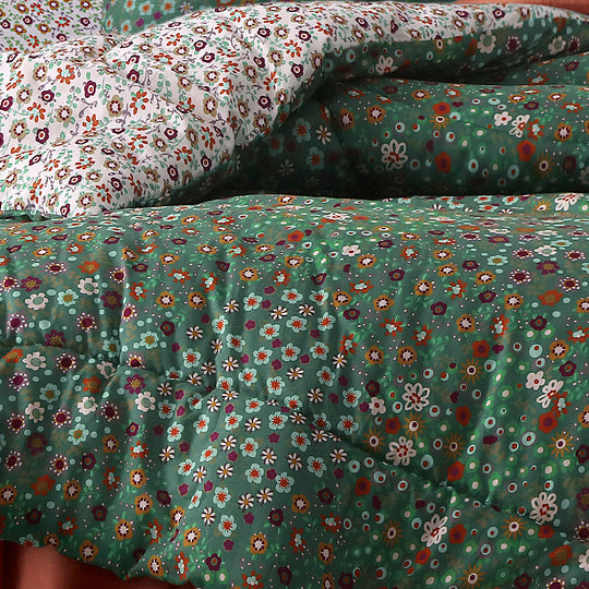 ACCESSORIZE Lisa 3 Piece Comforter Set Range Green Accessorize