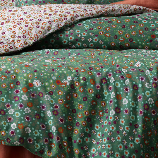 Accessorize Lisa Quilt Cover Set Range Green Accessorize