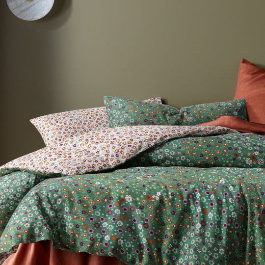 Accessorize Lisa Quilt Cover Set Range Green Accessorize