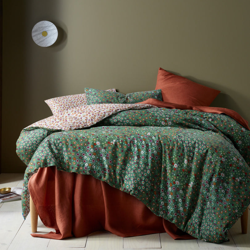 Accessorize Lisa Quilt Cover Set Range Green Accessorize